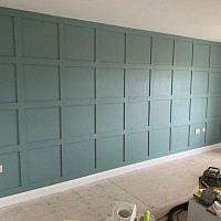 Second renovation feature wall, cladding wall, wall panelling