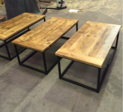 bespoke furniture, bespoke tables, oak, steel